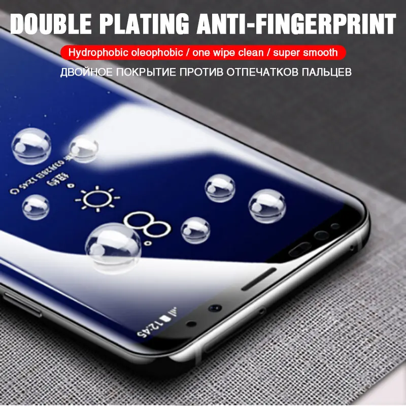 40D Гидрогелевая пленка для samsung galaxy S8 S9 Plus Защита экрана для galaxy s6 s7 edge note8 note9 S10E Plus мягкая пленка не стекло