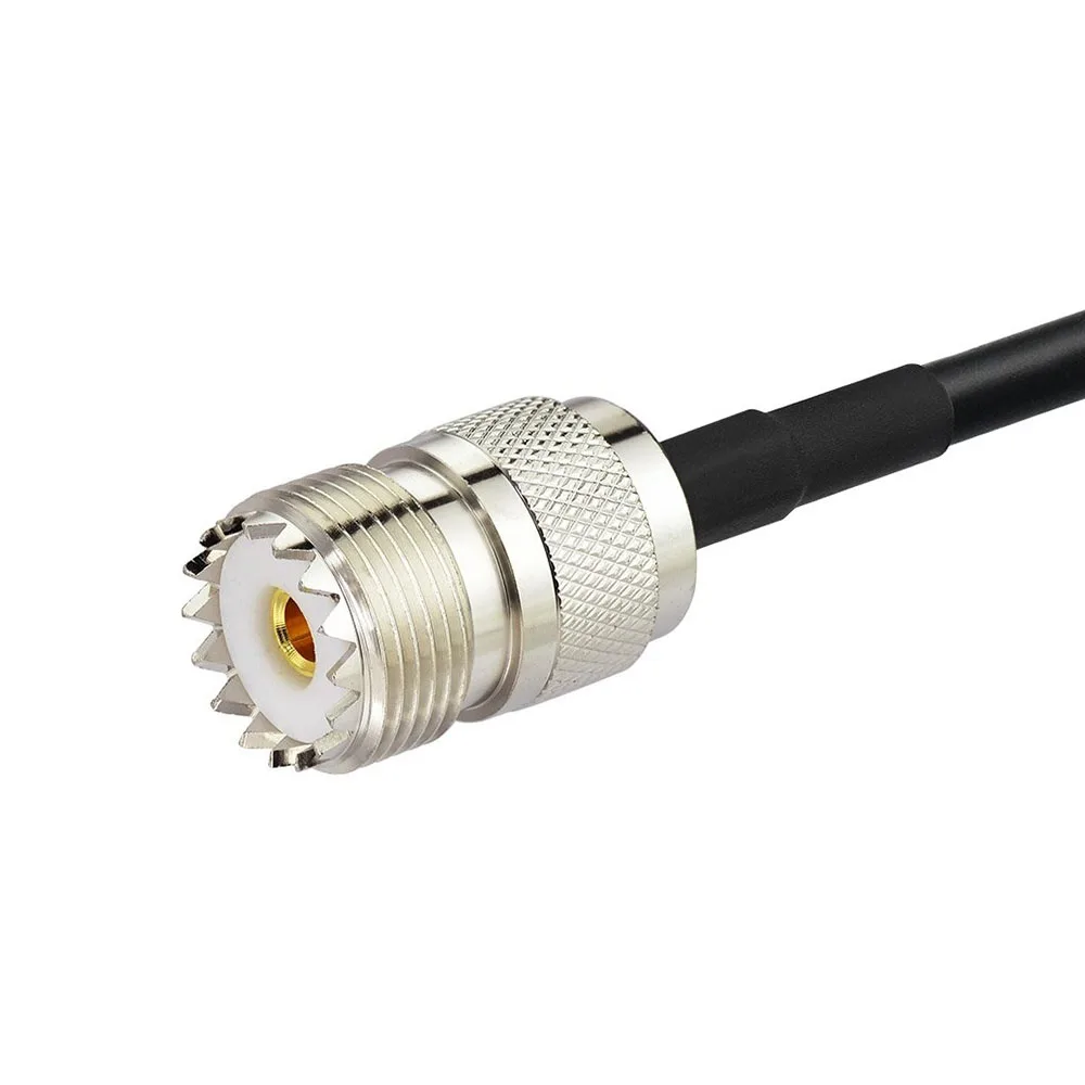 Eightwood UHF PL259 штекер к SO239 женский RG58 антенный коаксиальный кабель 1 м для автомобиля