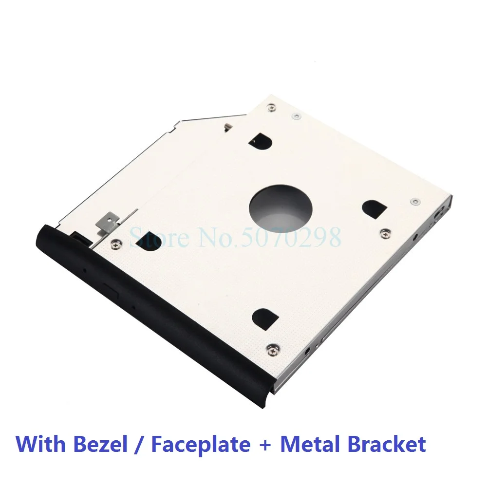 С ободком передняя крышка Лицевая панель + кронштейн 2nd SATA 3 0 2 5 &quotжесткий диск HDD
