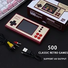 Консоль игровая K30, 2,8 дюйма, 500 классических игр