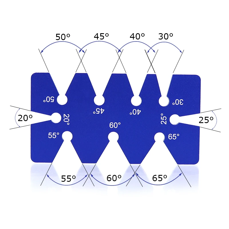 Woodworking Angle Gage Gauge Aluminum Alloy Ruler Screw Thread Cutting Measuring Instrument | Инструменты