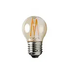 4 Вт G45 E27 светильник лампа ретро Эдисон прозрачный Янтарное покрытие светодиодная нить антикварная винтажная стеклянная лампа настраиваемый светильник