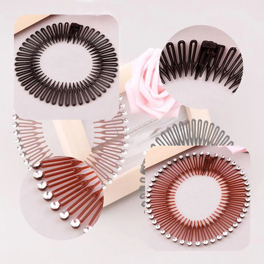 1 шт. гибкая пластиковая расческа повязка для волос|Расчески| |