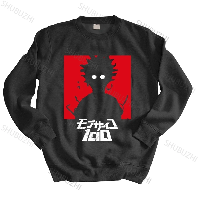 

men autumn sweatshirt black hoody Mens Mob Psycho 100 hoodies Designer One Anime Manga Shigeo Kageyama