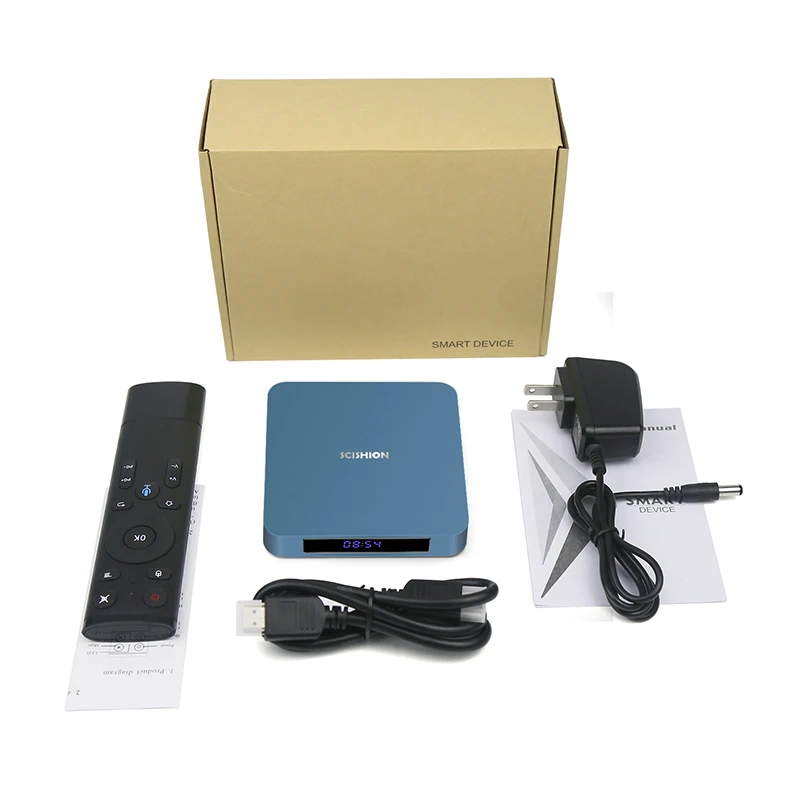 AIONE Android 8 1 ТВ приставка четырехъядерный 2G Ram 16G Rom 4K медиаплеер BT4.0 USB3.0 Netflix YouTube