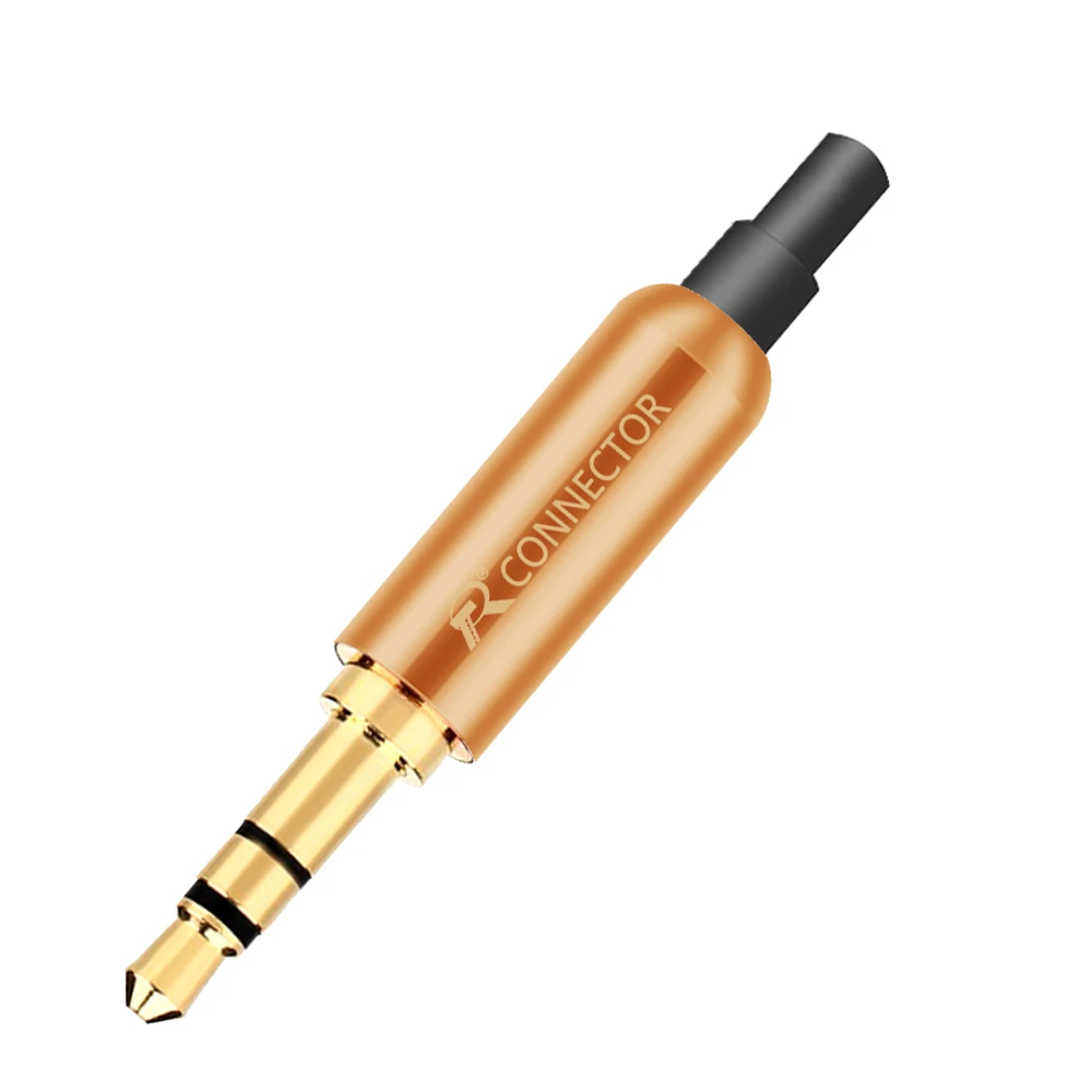 3 шт. 5 мм стерео полюсный Штекерный разъем + задние штекерные зажимы для наушников