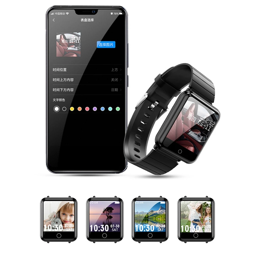 Водонепроницаемые Смарт часы с измерением температуры пульса артериального