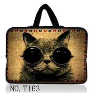 sunglasses cat laptop case notebook sleeve 13 3 14 15 15 6 inch for macbook pro computer pc bag hp acer xiami asus lenovo free global shipping