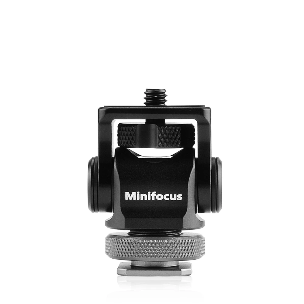 MINIFOCUS Горячий башмак Регулируемый базовый монитор адаптер для вспышки держатель