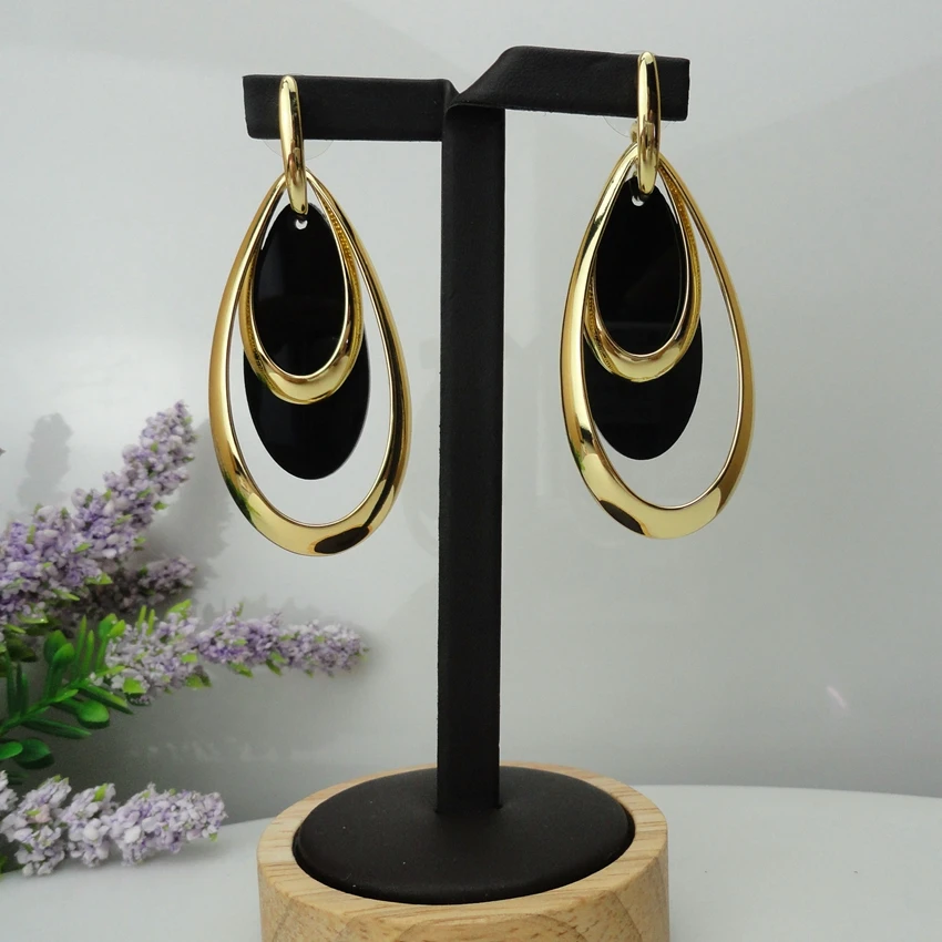 

Yuminglai Dubai Costume Jewelry Drop Earrings Italian Design for Women FHK7646