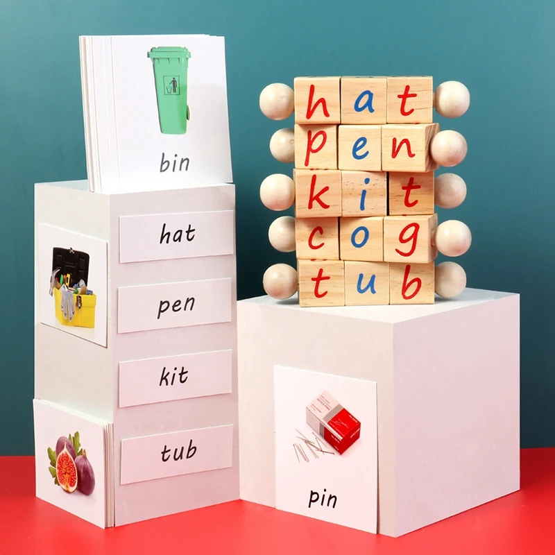

Wooden Activity Letter Blocks Preschool Language Manipulative Alphabet Blocks Education Learning Toys