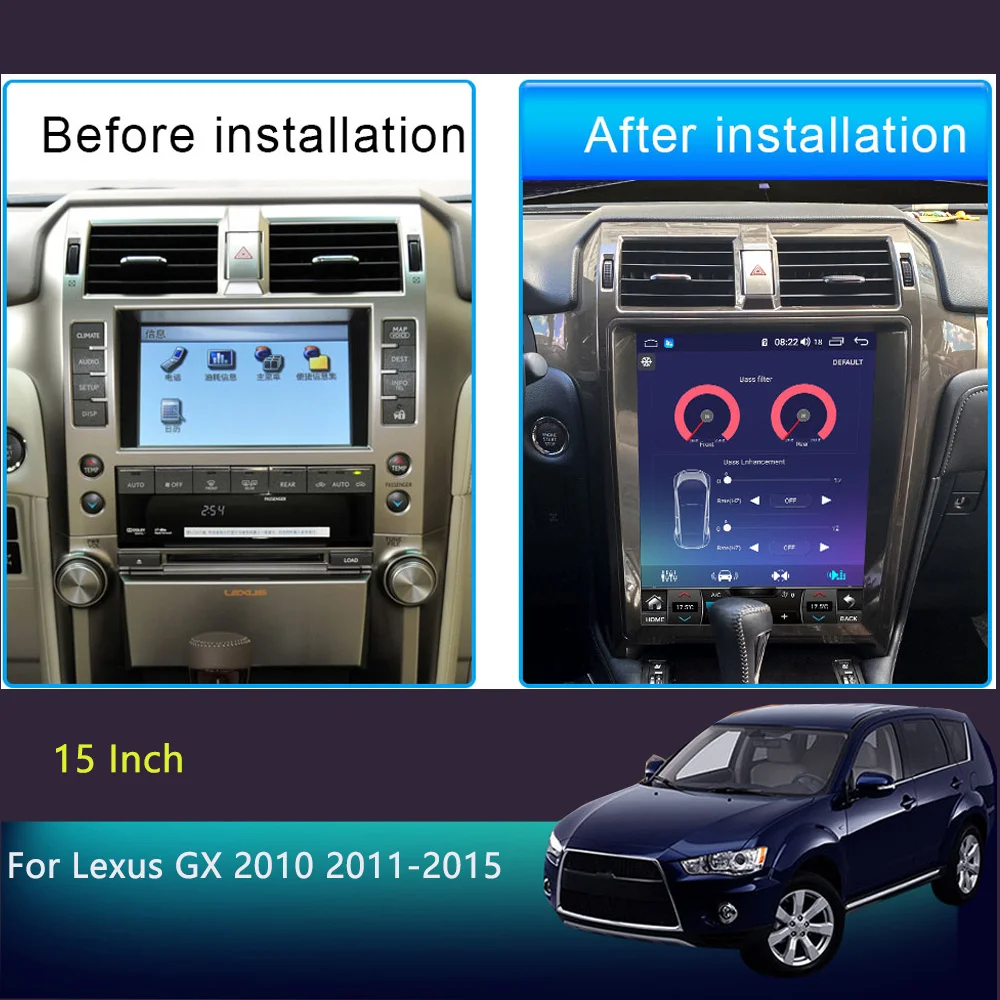 5g 8 core android 11 car multimedia radio player dvd 128g for lexus gx 460 2010 2015 carplay gps navigation autoradio head unit free global shipping