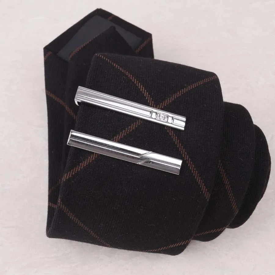 Linbaiway классические металлические зажимы для галстуков костюмы Бизнес