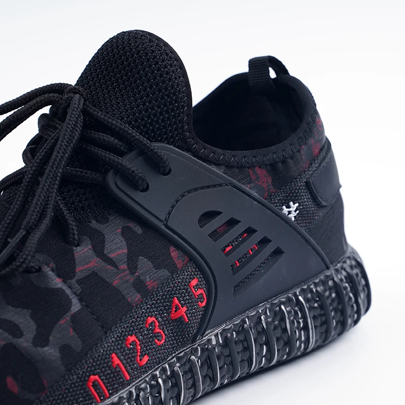 Новинка; модная защитная обувь; композитные ботинки со стальным носком; камуфляжная дышащая легкая неубиваемая Рабочая обувь с защитой от проколов