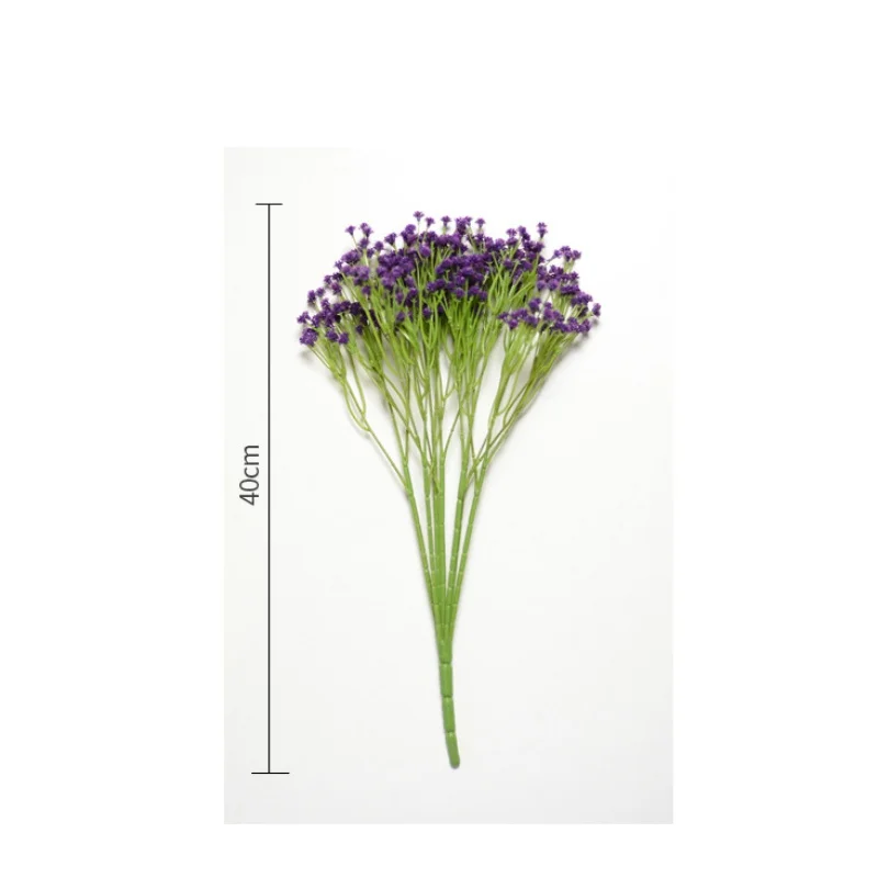 7 веток Gypsophila шелк искусственный цветы букет из искусственных цветов для дома