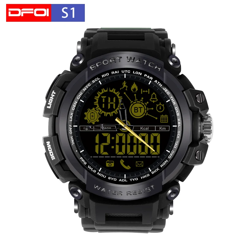Водонепроницаемые Смарт часы DFOI спортивные xwatch с Bluetooth шагомерами напоминанием о