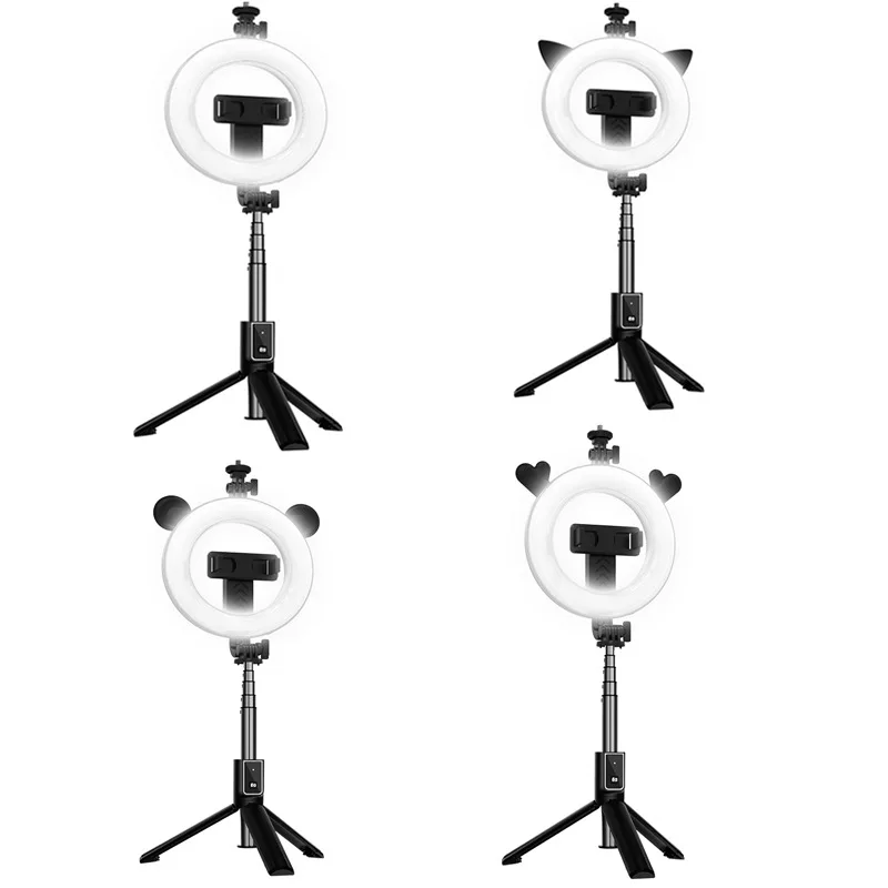 

Новинка кольцевой светильник с регулируемой яркостью с держателем для штатива для фотографий светодиодный кольцесветильник льник для пря...