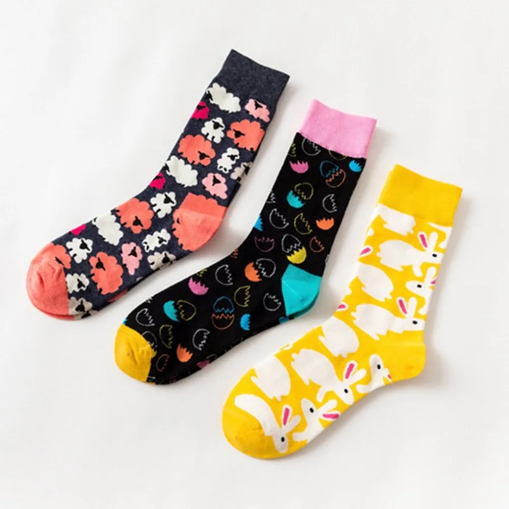 Harajuku/женское растение кактус с узором, носки с кактусами, растительный шар, кактус, Harajuku, для девочек, хлопковые носки, Chaussettes Femme