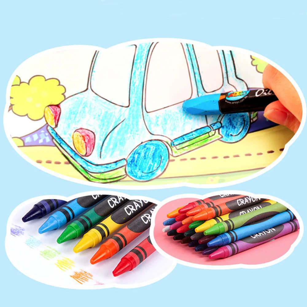 Акварельная ручка мелки Детские художественные цветные карандаши масляные