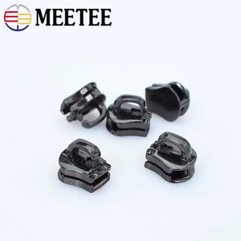 10/30pcs 5# Eco friendly Zipper Sliders For Metal Bag Head Zip Repair Kit Garment Clothing Accessories F2 16|Бегунки для молнии| |