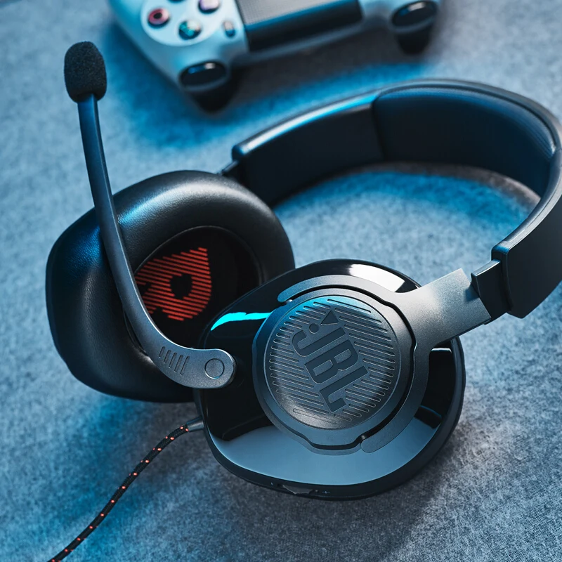 JBL игровая гарнитура QUANTUM100 7 1 с микрофоном складные наушники для PS4 Для Nintendo Switch Xbox