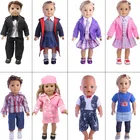Костюм-Униформа праздвечерние чное платье подходит для кукол реборн 18 дюймов в американском стиле и 43 см, аксессуары для кукол нового поколения, детские игрушки нашего поколения