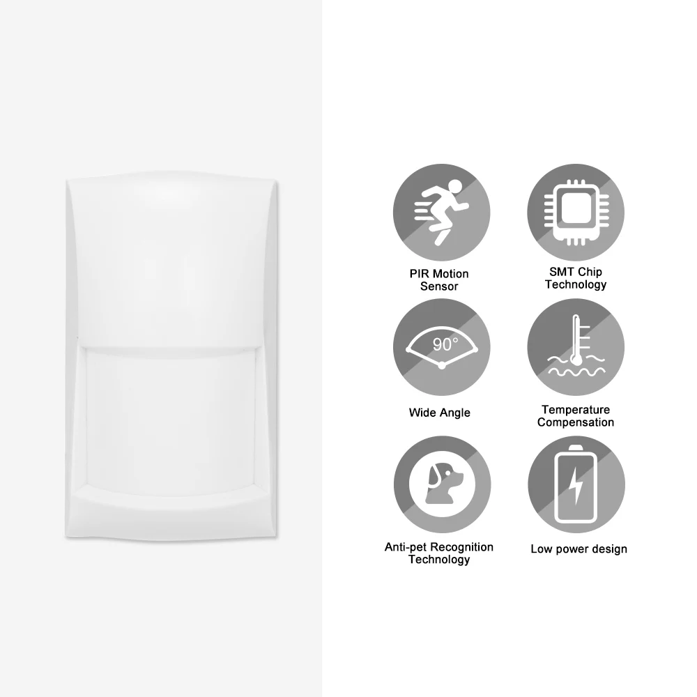 Проводной PIR датчик инфракрасный детектор движения для умного дома охранная