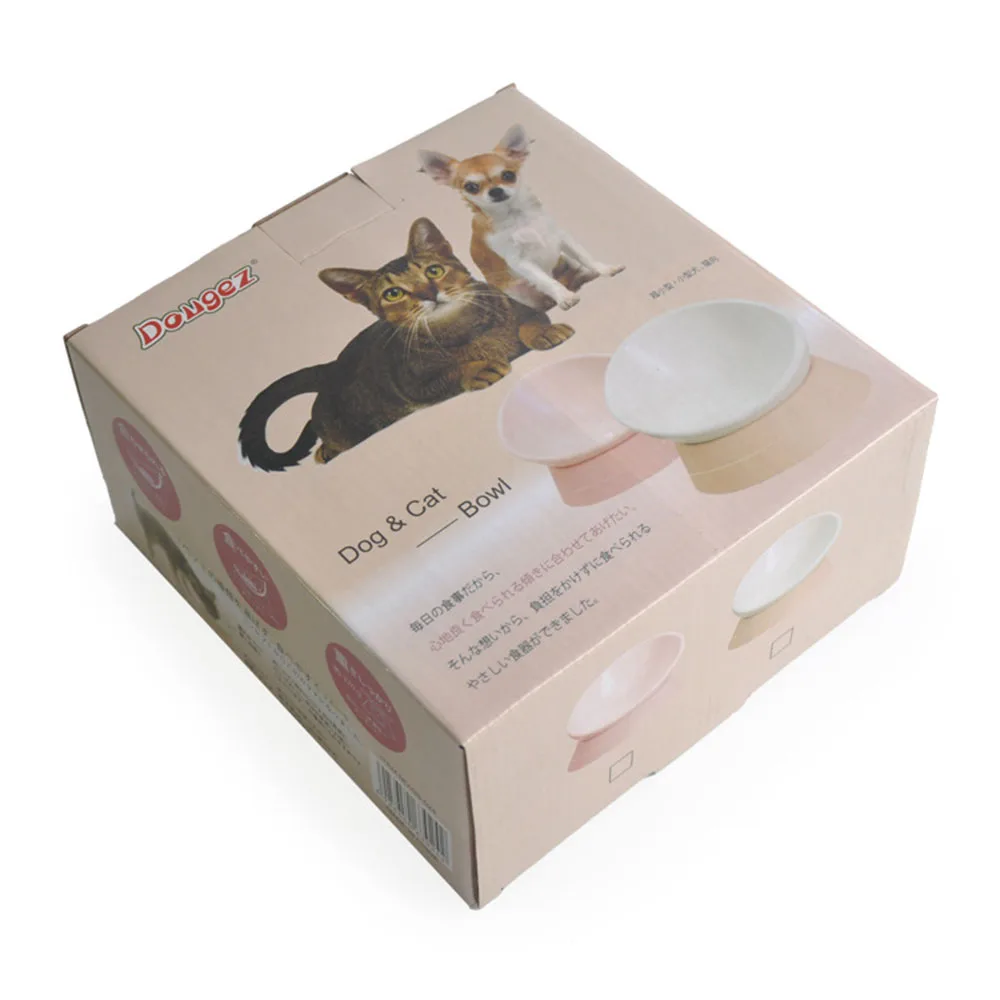 Миска для кошек керамическая круглая миска кормления домашних животных миски