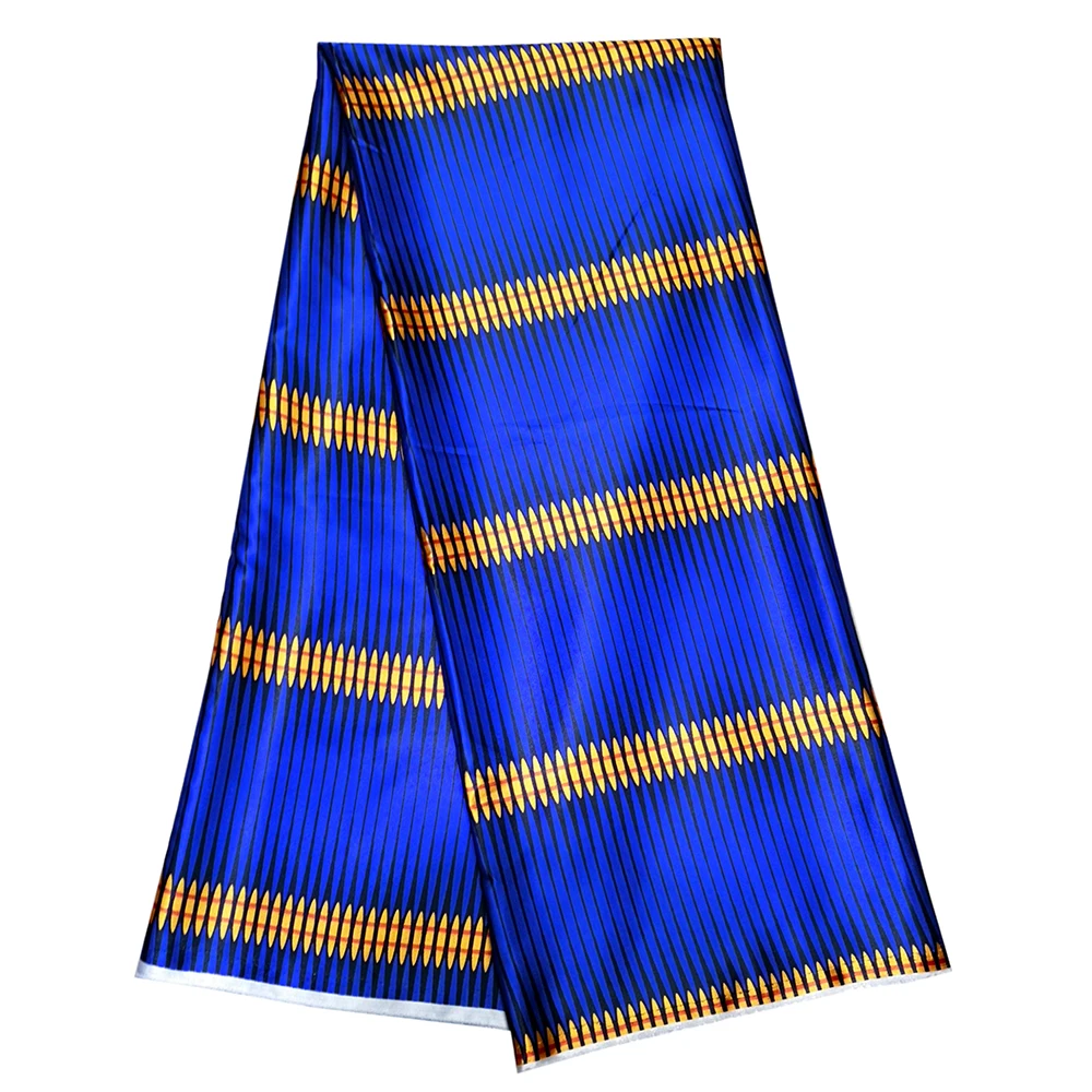 Африканская ткань Анкары высокое качество полоса 5 ярдов Кванзаа для вечернего