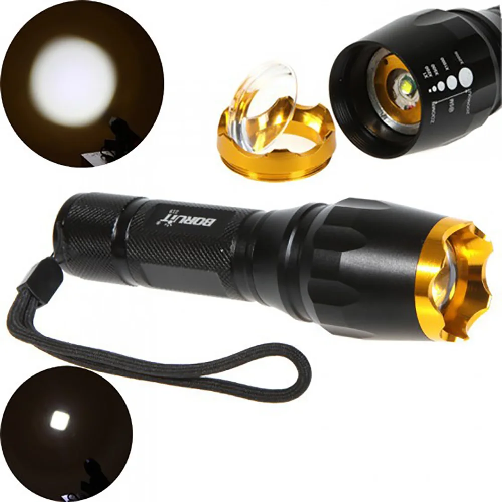 Светодиодный мини фонарик 2000 лм светильник рь для кемпинга с 5 режимами 2