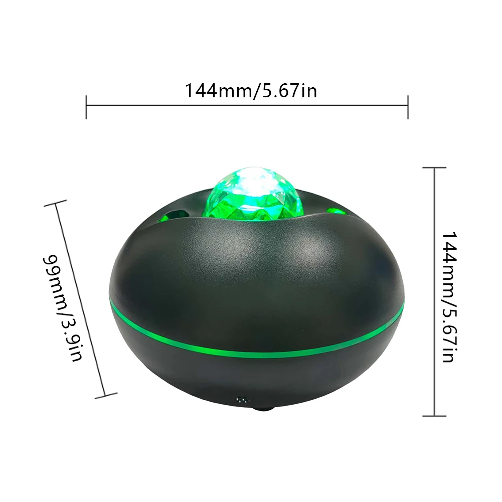 

LED Projection Lamp Starry Sky Lights USB Star Lamp Night Lighting Moon Water Wave For Room Bedroom Bar Decoration Multi Color