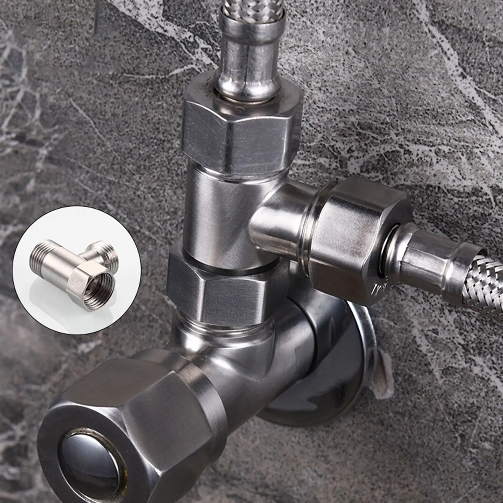 3 способа Насадки для душа переключающий клапан G1/2 три Функция переключатель в