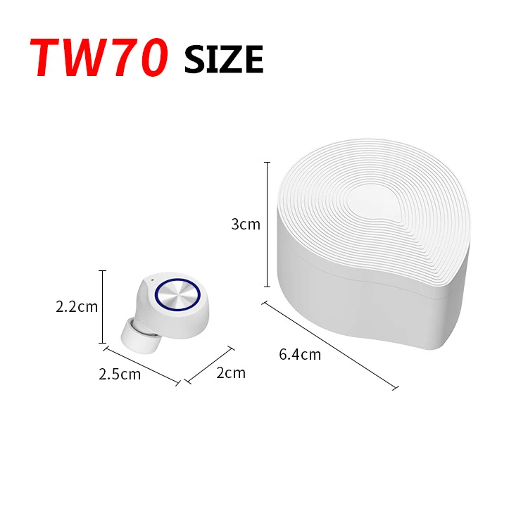 Bluetooth-гарнитура Tws 70 новые творческие наушники с Bluetooth 5 0 беспроводная розовая