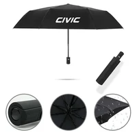 for honda civic 10th 8th type r 2018 2020 wind resistant fully automatic umbrella rain gift parasol large travel car umbrella