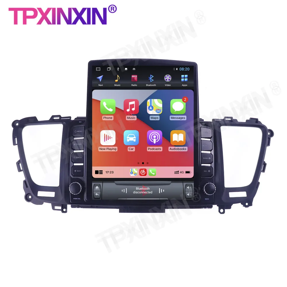 저렴한 기아 카니발 2015-2019 테슬라 스크린 128G 안드로이드 10.0 차량용 멀티미디어 플레이어 헤드유닛 오디오 라디오 내비게이션 무선 카플레이, Kia Carnival-Tesla Screen G Android