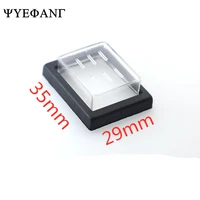 10pcs kcd4 waterproof cap 29x35mm mounting hole rectangle waterproof protect cap for the 25x31mm rocker switch