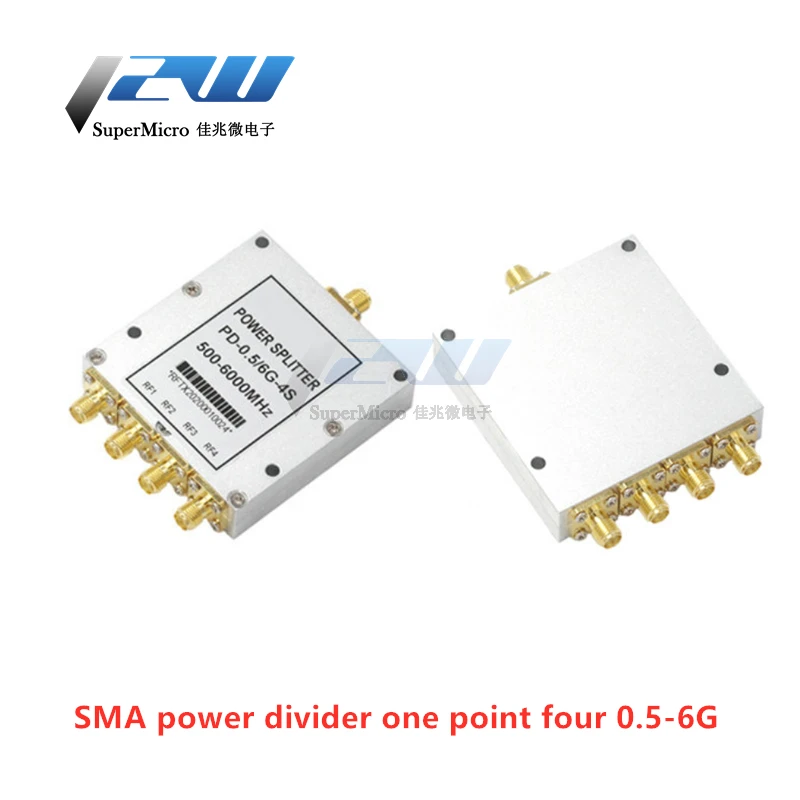 SMA microstrip разветвитель питания одна точка четыре 0 5 6G RF комбинированный WIFI 2