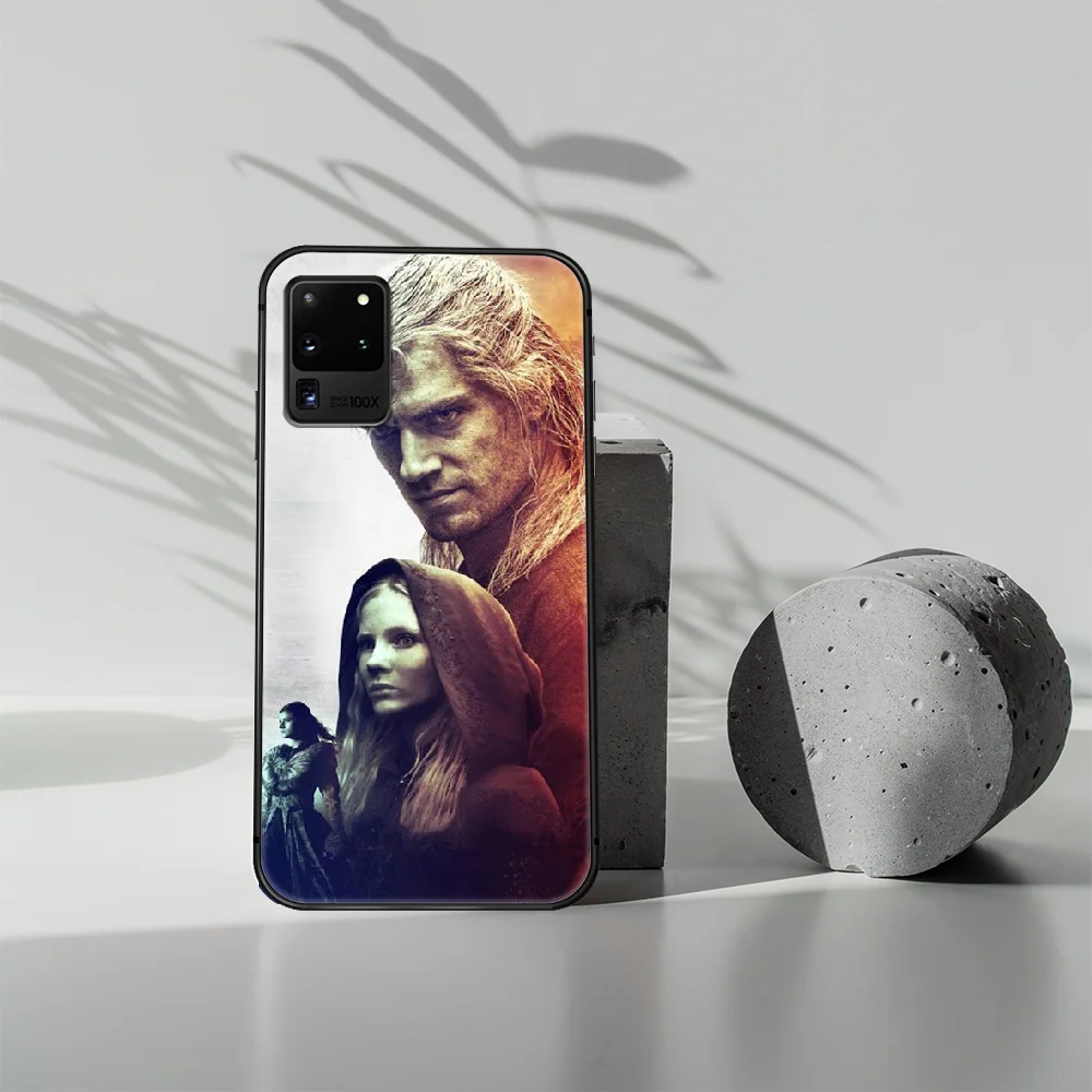 

The Witchers Phone Case Cover Hull For Samsung Galaxy S 7 8 9 10 e 20 FE edge uitra plus Note 9 10 20 black Coque Pretty Bumper