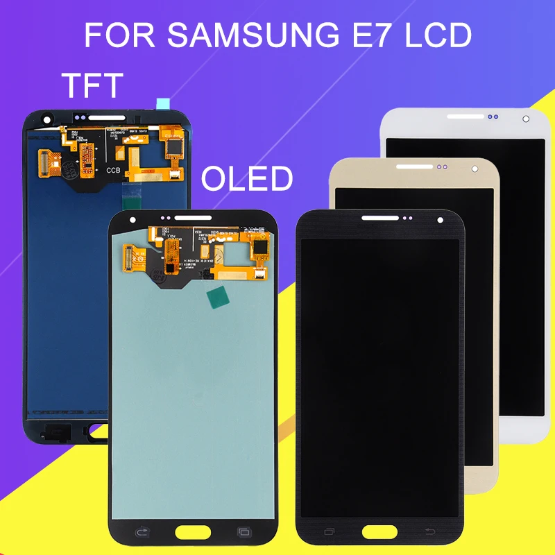 Catteny E700 ЖК дисплей для Samsung Galaxy E7 с сенсорным экраном дигитайзер сборка Замена E700F