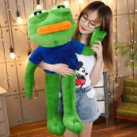 creative 50 90cm cute magic expression pepe the frog sad frog plush 4chan meme toys stuffed animal dolls for kids lovely gift