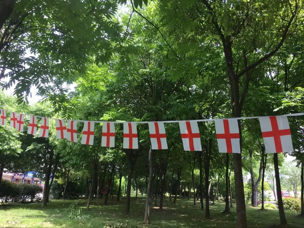 Флаги с флажками в английском стиле 30 шт. баннеры гирлянды праздничные