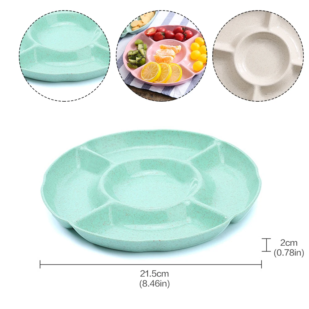 Блюдо для фруктов Творческий круглая тарелка под фрукты умного дома орех конфета