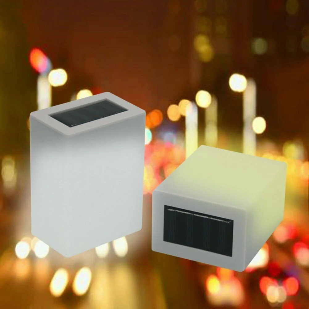 

Newly Solar Powered LED Wall Lights Indoor Outdoor Garden Yard Home Decor Waterproof Lamp