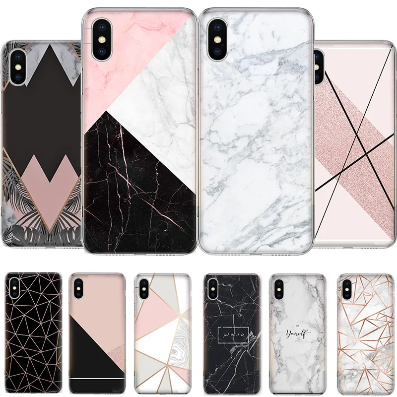 

Art marble fashion Phone Case For iPhone 14 13 12 11 Pro Max MiNi X XS XR 6 6s 7 8 Plus 5 5s SE Cover Coque Soft