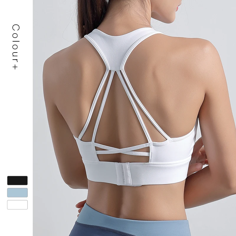Спортивный бюстгальтер с высокой поддержкой женский спортивный бесшовный