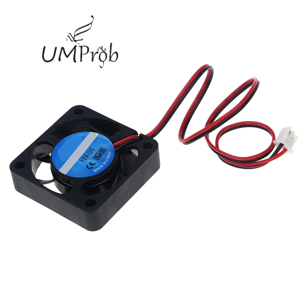DC 12 В мини вентилятор охлаждения 2Pin/3Pin кулер безщеточный чипсет теплоотвод маленький вытяжной вентилятор для 3d принтера Diy Kit