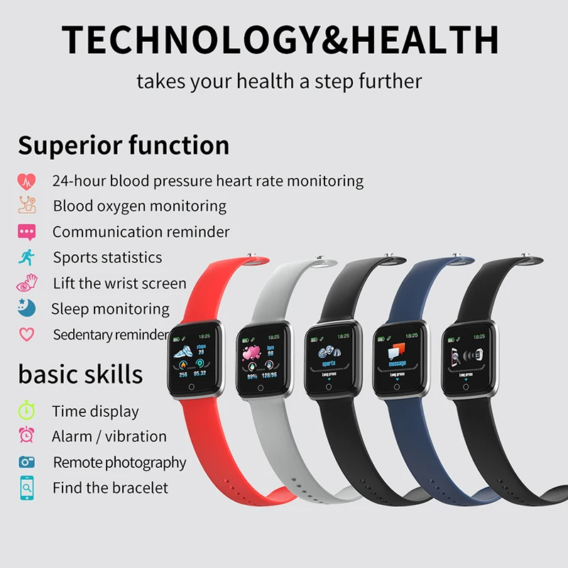 Фитнес часы M6 Смарт 5 АТМ водонепроницаемые Bluetooth спортивные трекер сердечного