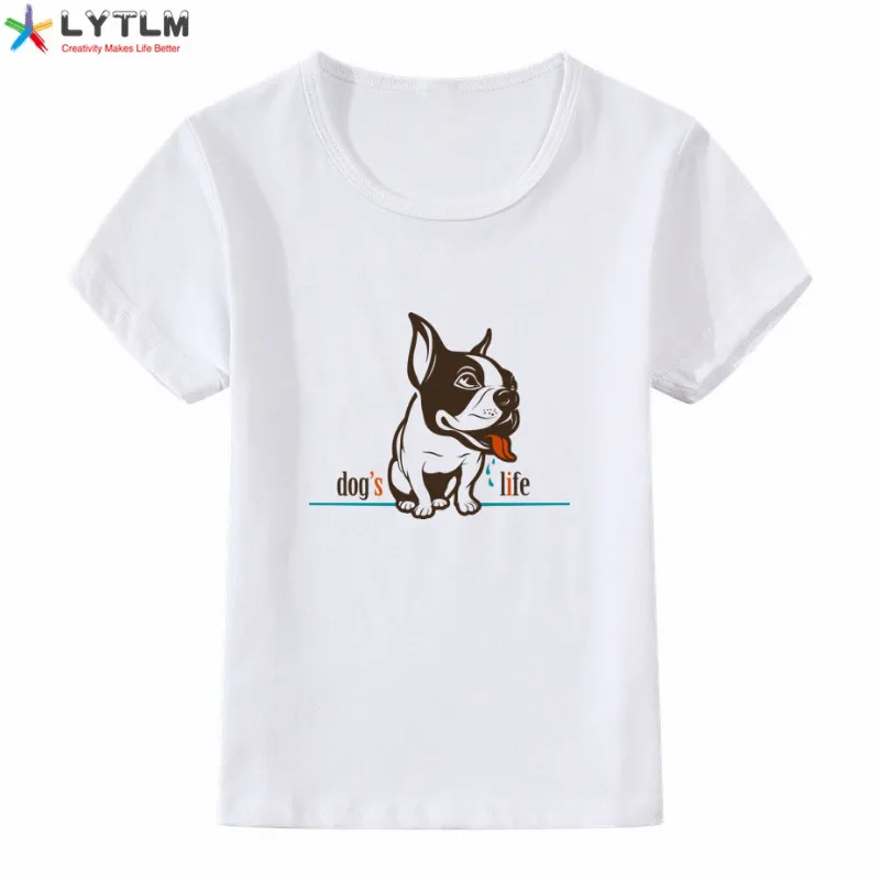 LYTLM футболки для девочек с принтом животных топы длинным рукавом подростков
