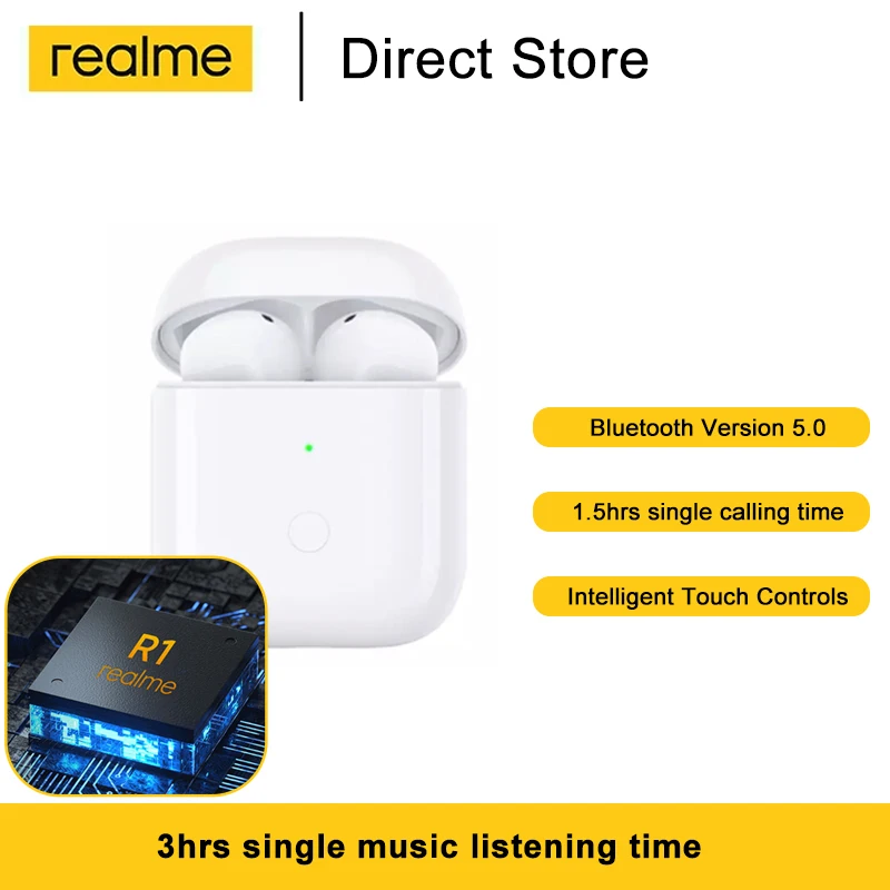 Tws-наушники Realme Buds Air Neo с поддержкой Bluetooth 5 0 и сенсорным управлением | Электроника