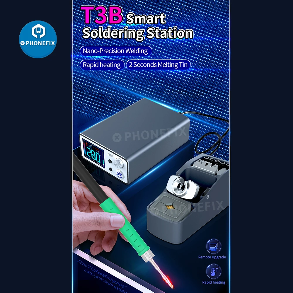 Интеллектуальная паяльная станция JCID AIXUN T3B с ручкой серии T115/T210 сварочные